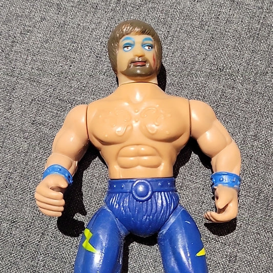 Wwf 1980'S Soma World Wrestler Blue Berry Figure Bootleg Ljn Remco