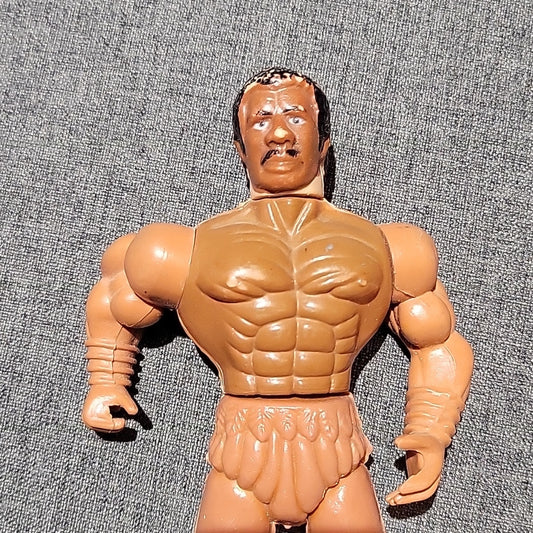 Vintage Motu Wrestler Bootleg He-Man Galaxy Warrior Extra Tan Figure Toy 80'S