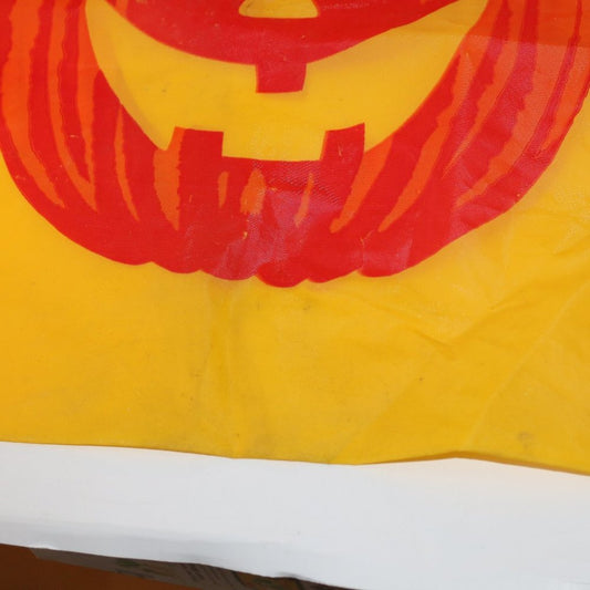 Lot Of 2 Different Size Halloween Bags W/ Handle Pumking Orange