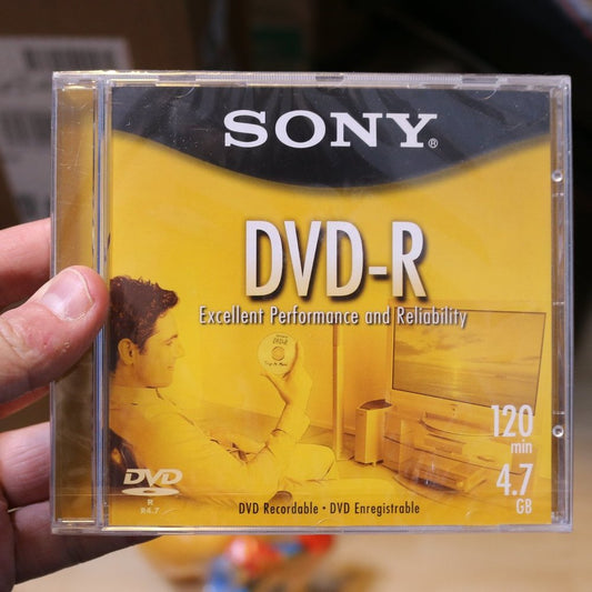 3X Sony Dvd-R Maxell 120Min 4.7Gb Discs Brand New Sealed