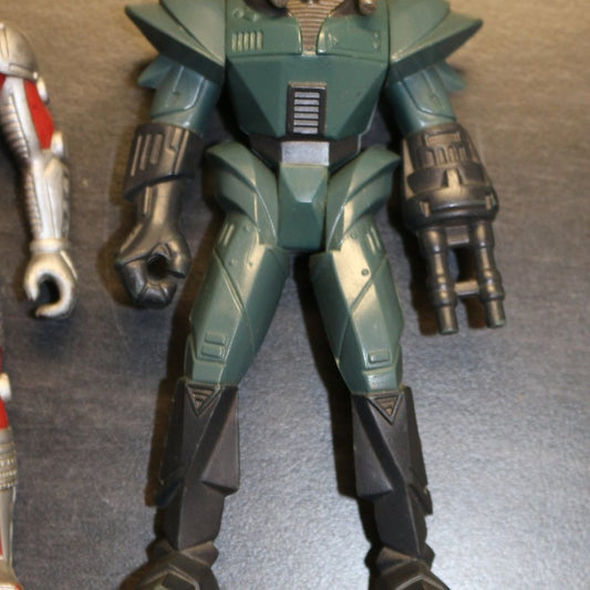 3X 1994 Vintage Action Figure Power Rangers Kenner Saban Vr Trooper Ryan Steel