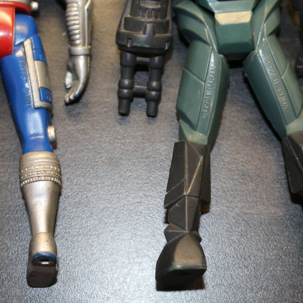 3X 1994 Vintage Action Figure Power Rangers Kenner Saban Vr Trooper Ryan Steel