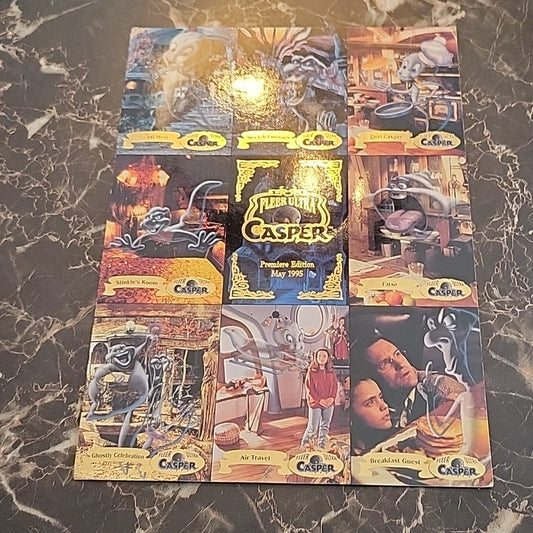 1995 Casper Movie Uncut Promo 9-Card Trading Card Panel Fleer Ultra