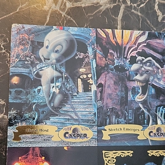 1995 Casper Movie Uncut Promo 9-Card Trading Card Panel Fleer Ultra