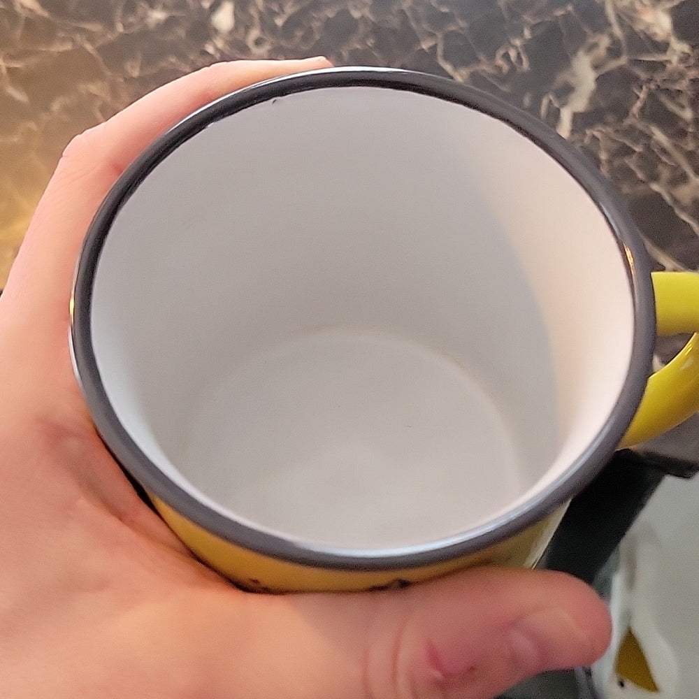 Mug Expedition N-O-S-T Compas Yellow Rare