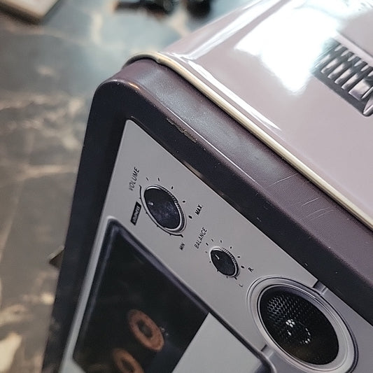 Aquarius 2012 Stereo Radio Cassette Player Recorder Tin Lunchbox