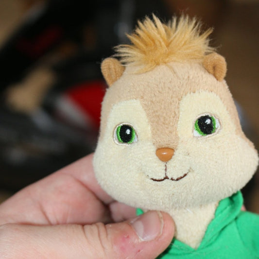 Ty Beanie Baby Theodore Chipmunk Alvin Chipmunks 6” Plush Green Shirt 2010