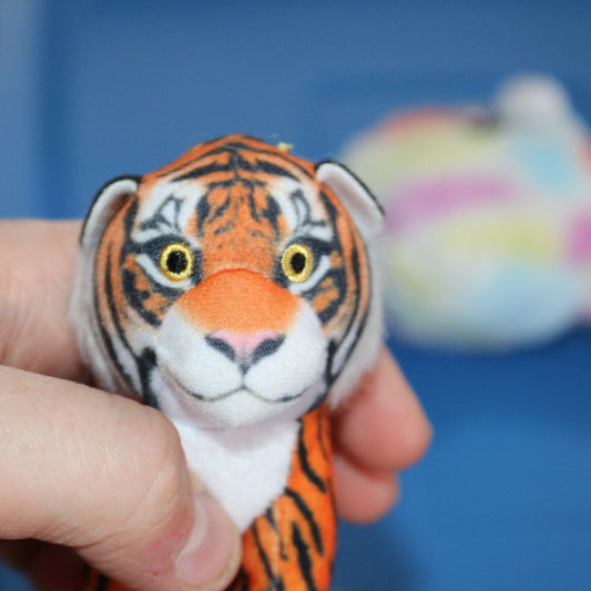 National Geographic Kids Bengal Tiger Mini 3" Plush Toy Used Tiny Animal African