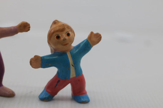 Lot de 3 figurines Passe-Partout vintage – personnages jouets – Télé-Québec