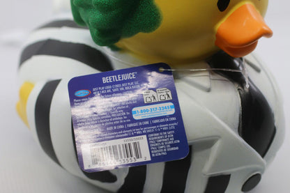Disney Giant JUMBO 9” Beetle Juice Rubber Duckie Duck NEW with tags