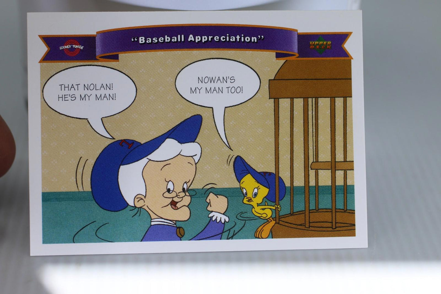 1991 Upper Deck Comic Ball 2 warner bros #156 Looney Tunes MLB Trading Card