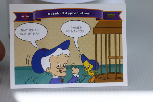 1991 Upper Deck Comic Ball 2 warner bros #156 Looney Tunes MLB Trading Card