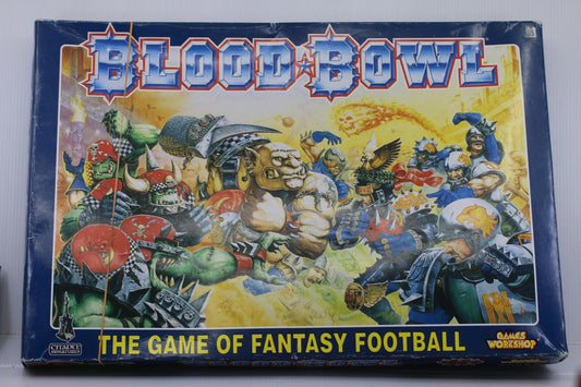 Blood Bowl Fantasy Football Board Game – Games Workshop – Vintage Boxed Set