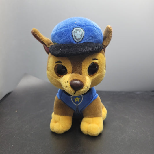 Ty Beanie Boos ~~ Chase ~~ 6” Police Dog Paw Patrol Plush 2018 Stuffed Animal