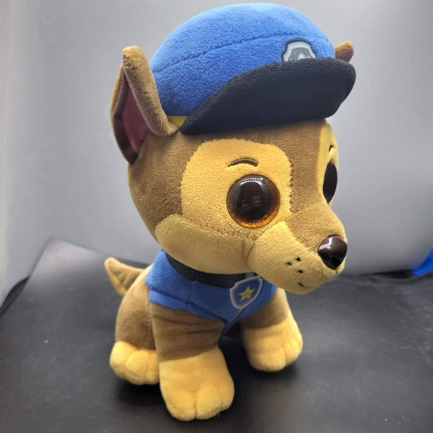 Plush Paw Patrol Chase Police Dog 10" Stuffed Animal Big Eyes Spin Master Toy