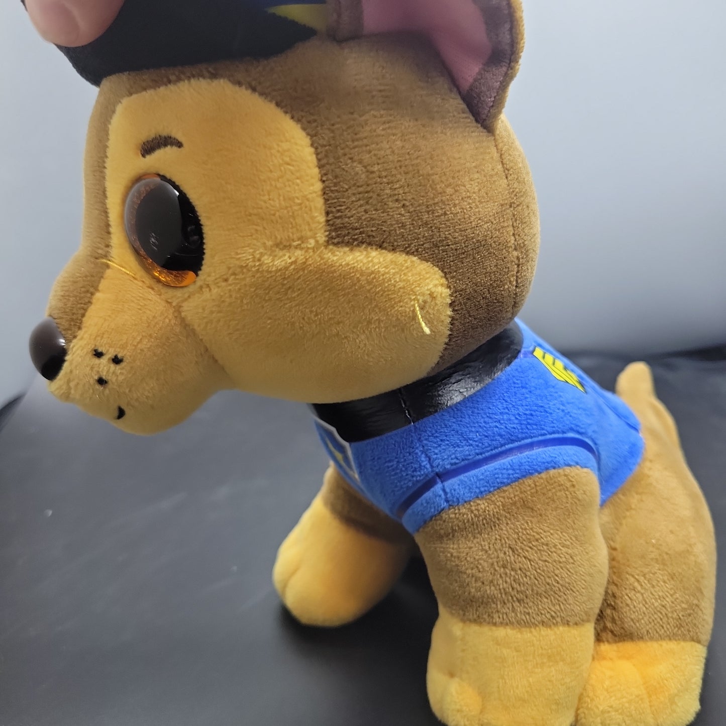 Plush Paw Patrol Chase Police Dog 10" Stuffed Animal Big Eyes Spin Master Toy