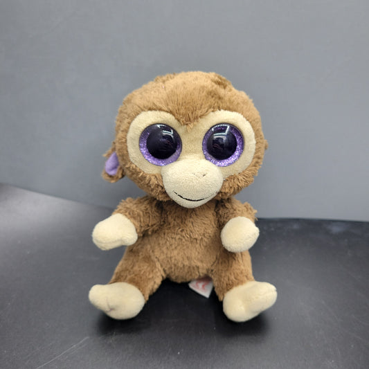 Ty Beanie Boo Coconut The Monkey 6” Medium Rare 2015 Soft Toy Plush