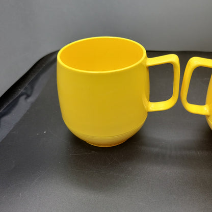 Dinex Insulated Cup Vintage Thermos Ware Mug Yellow Camping Usa King Seeley Mcm