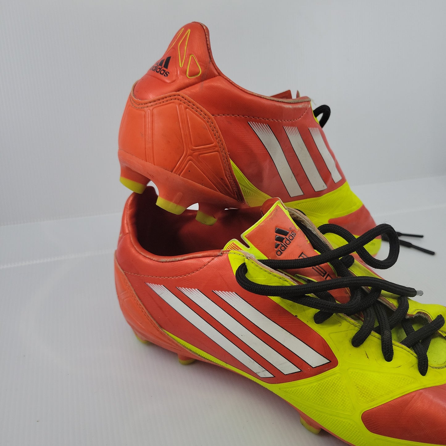 Adidas F-50 TRX FG J Youth Soccer Cleats Size 8.5, Yellow/Red V24005