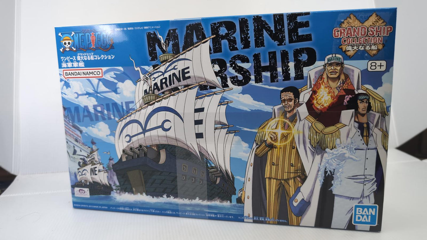 One Piece Grandship Collection Marine Warship Model Kit