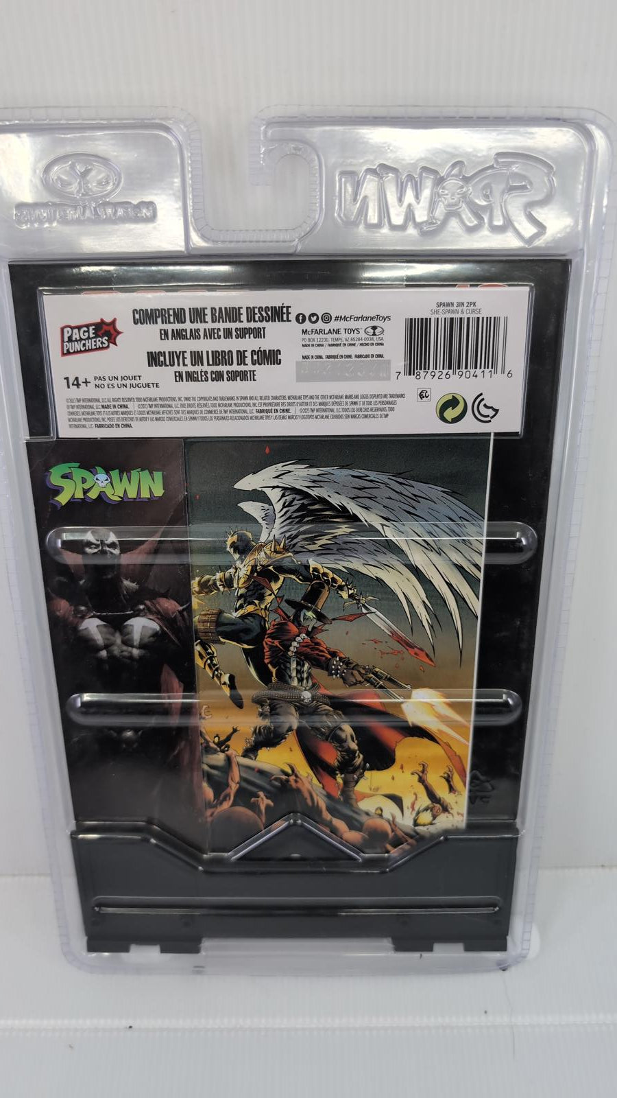 Spawn Scorched She-Spawn Curse Action Figure Set with Comic Book