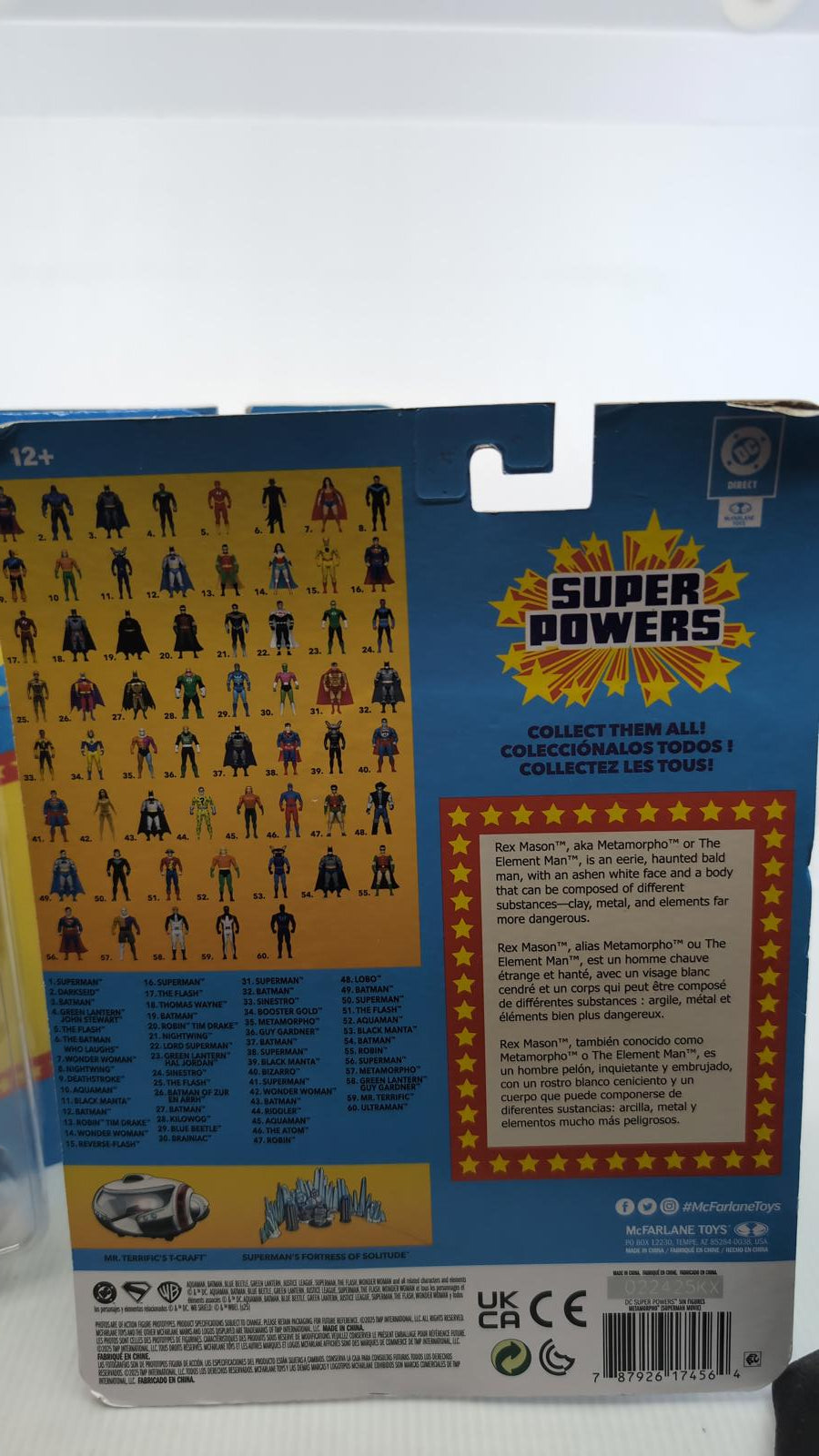 METAMORPHO SUPER POWERS MCFARLANE DC ACTION FIGURE 4" SERIES