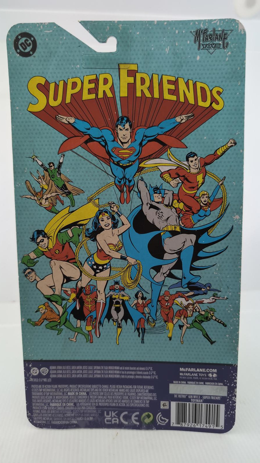 Toy Man DC Retro Wave 13 Super Friends 6-Inch Action Figure McFarlane Toys New