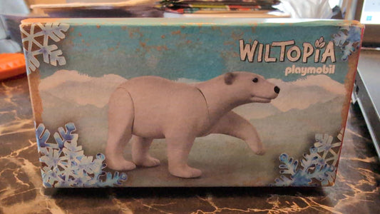 WILTOPIA Playmobil Polar Bear Figure in Original Box Mc Donald's Happy Meals toy