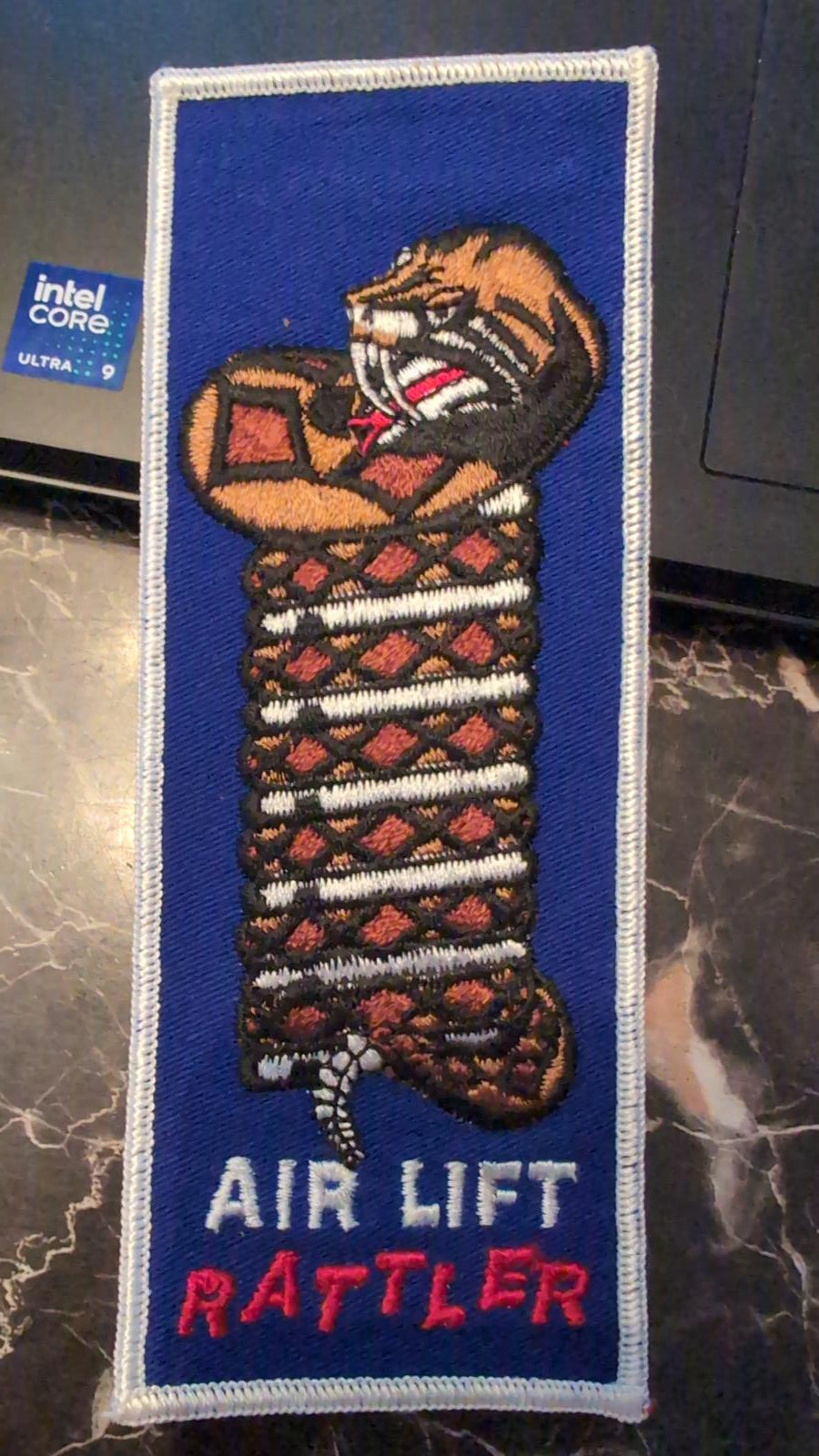 Vintage Air Lift Rattler embroied Patch