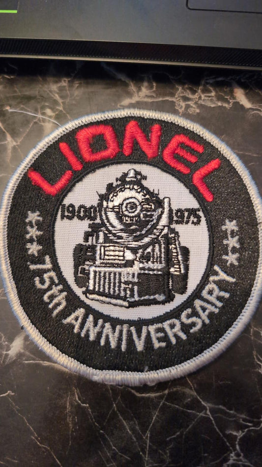 Lionel 75th Anniversary Embroidered Patch 1900-1975