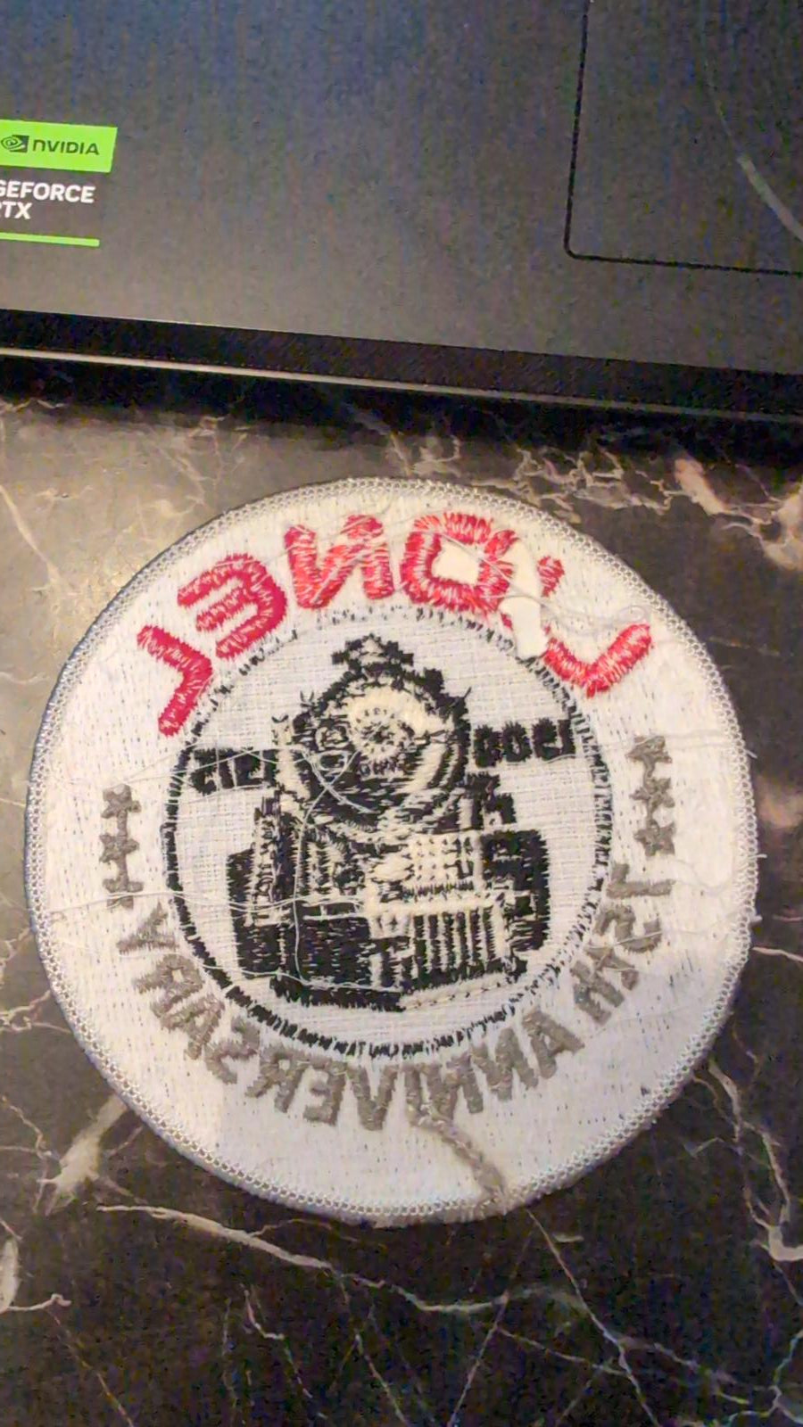Lionel 75th Anniversary Embroidered Patch 1900-1975