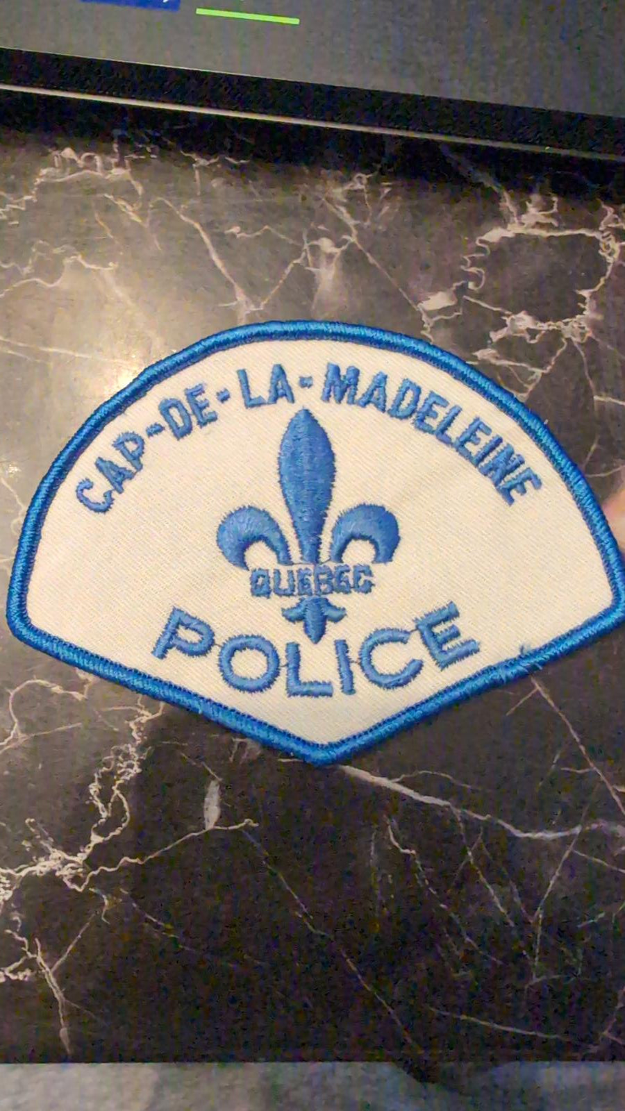 Cap-de-la-Madeleine Quebec Police Patch
