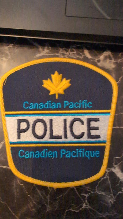 Canadian Pacific Police Patch Badge Canadien Pacifique