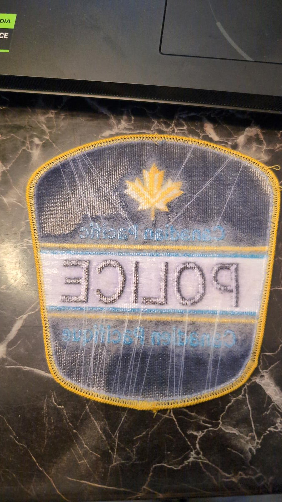Canadian Pacific Police Patch Badge Canadien Pacifique