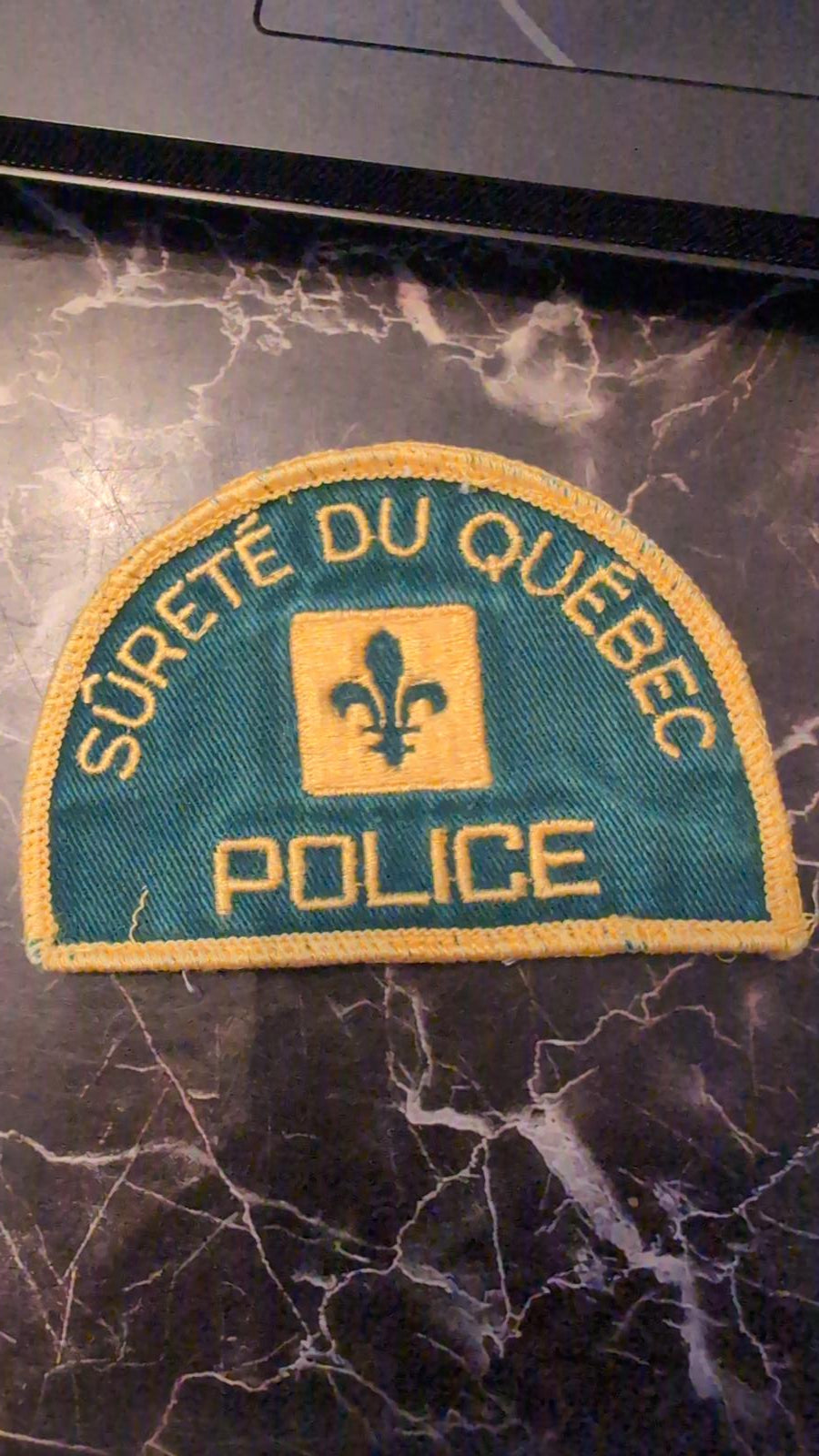 Sûreté du Québec Police Patch Embroidered Badge