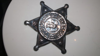 Vintage Metal Sheriff Marshal Badge Made in Japan