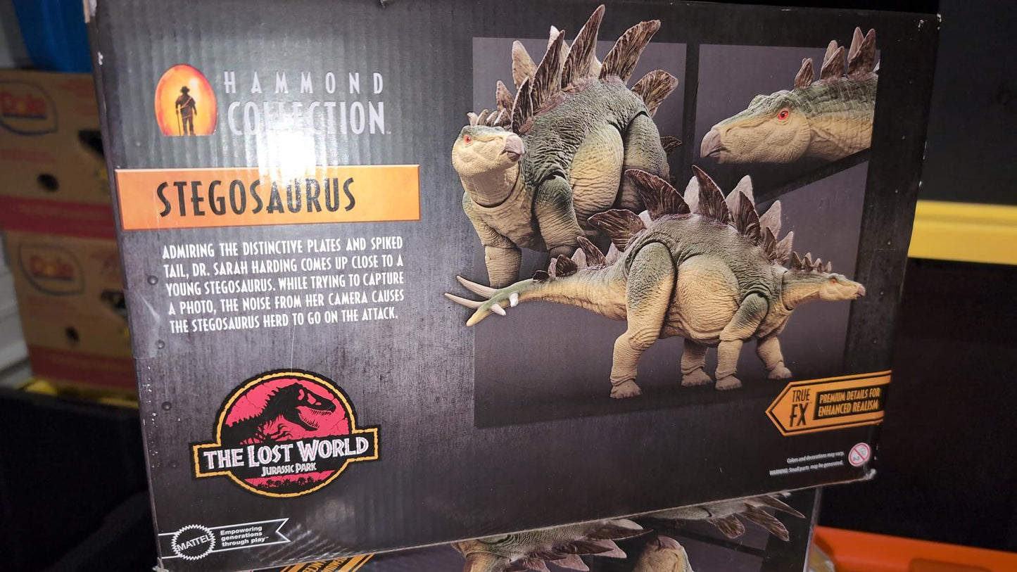 Mattel Jurassic World Hammond Collection Stegosaurus 44cm Figure Green JCH08