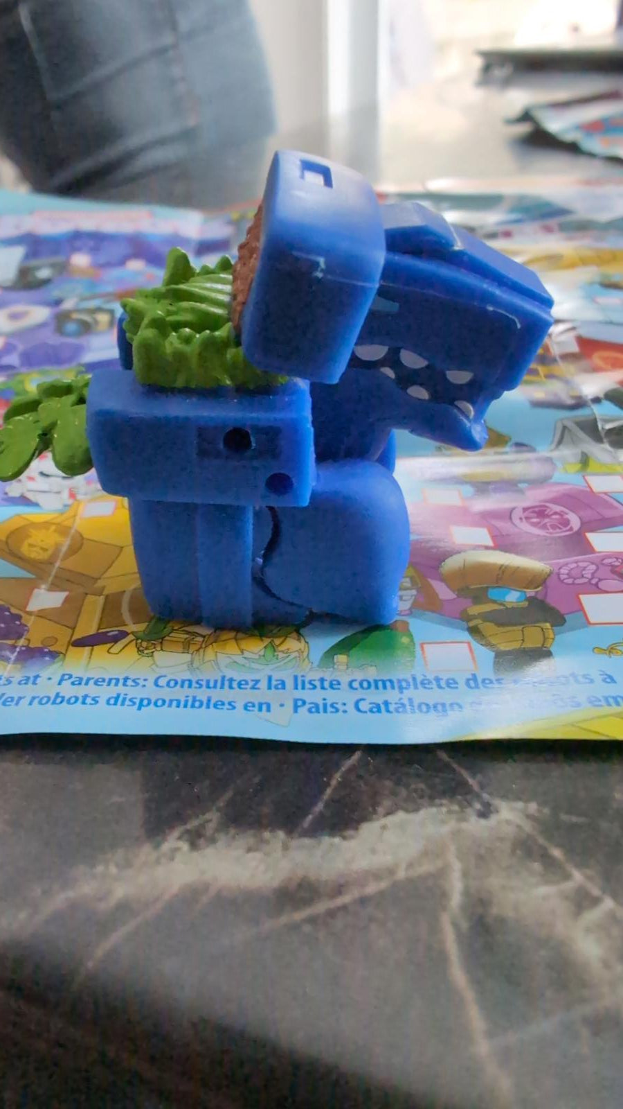 Transformers BotBots Series 3 Green Rex Mini Figure w/ paper