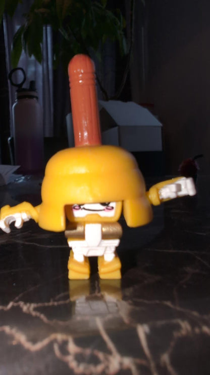 Transformers BotBots Dingledeedoo Figure (Toy Hasbro Bell Plunger #E3487 91161)