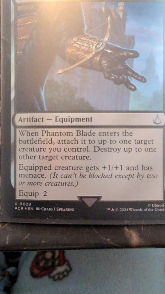 Phantom Blade #29 Foil Assassin's Creed mtg magic the gathering card x1