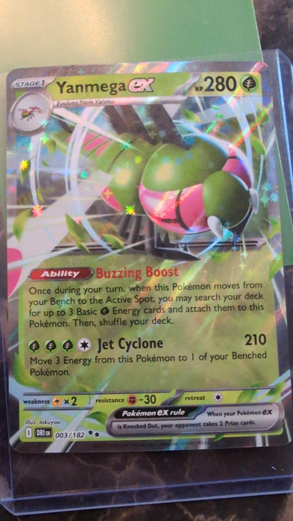 Yanmega ex 003/182 : Double Rare Card - Destined Rivals - Pokemon TCG