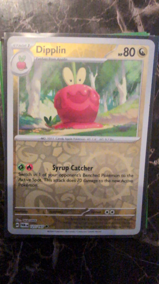 127/167 DIPPLIN REVERSE HOLO TWILIGHT MASQUERADE POKEMON CARD