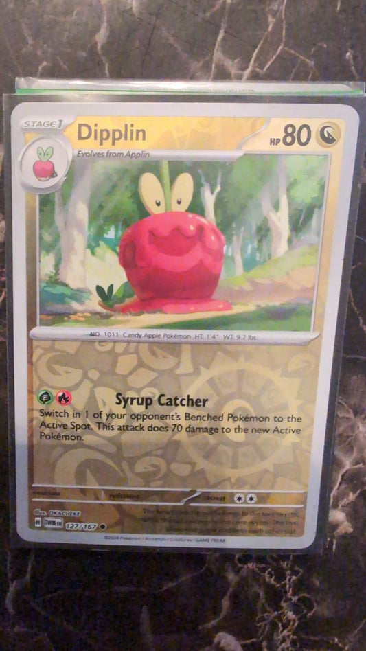 127/167 DIPPLIN REVERSE HOLO TWILIGHT MASQUERADE POKEMON CARD