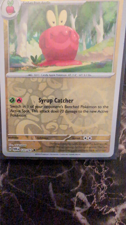 127/167 DIPPLIN REVERSE HOLO TWILIGHT MASQUERADE POKEMON CARD