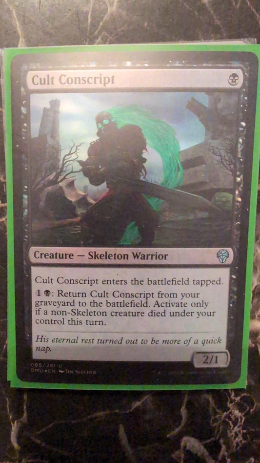 Magic: The Gathering Cult Conscript #88 Foil  Dominaria United mtg card
