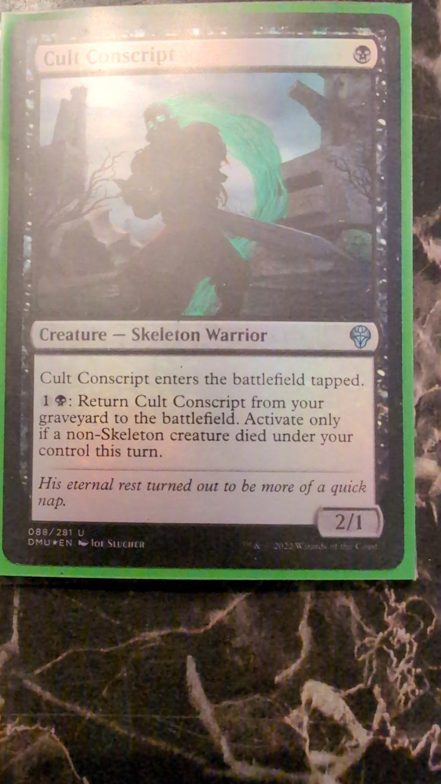 Magic: The Gathering Cult Conscript #88 Foil  Dominaria United mtg card