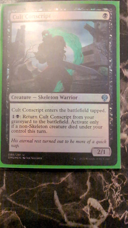 Magic: The Gathering Cult Conscript #88 Foil  Dominaria United mtg card