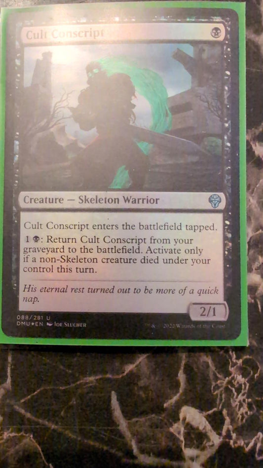 Magic: The Gathering Cult Conscript #88 Foil  Dominaria United mtg card