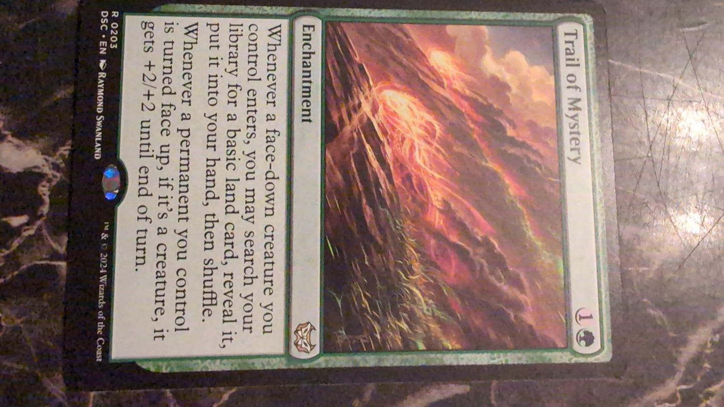 Trail of Mystery #203  Duskmourn: House of Horror Commander MTG Cards x2 Magic