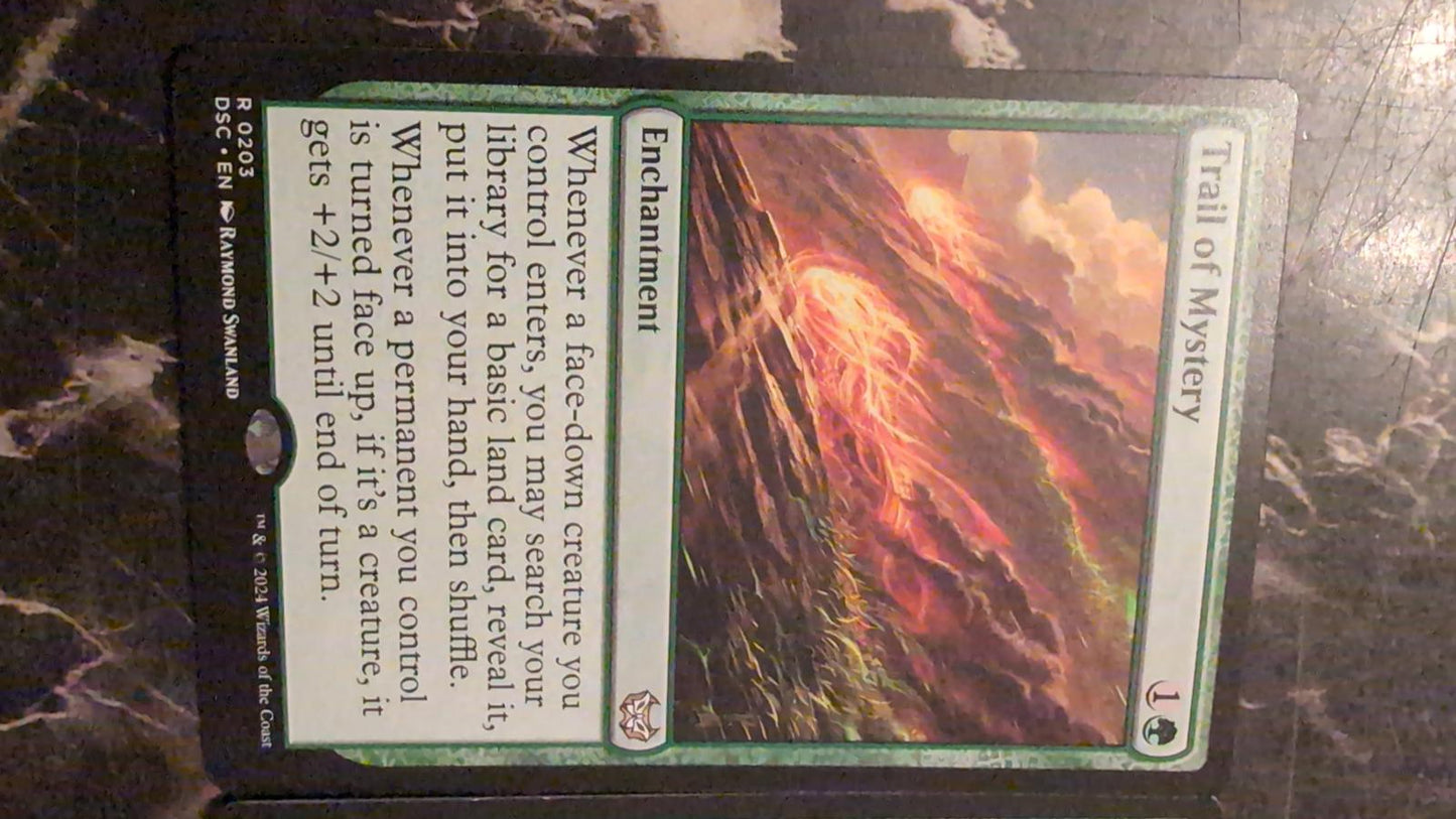 Trail of Mystery #203  Duskmourn: House of Horror Commander MTG Cards x2 Magic